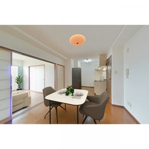 ビューネの居間・リビング|CGイメージ　家具はつきません