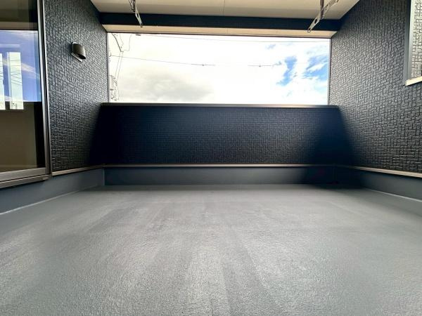 岩出市新田広芝第3-2号棟　新築戸建のバルコニー