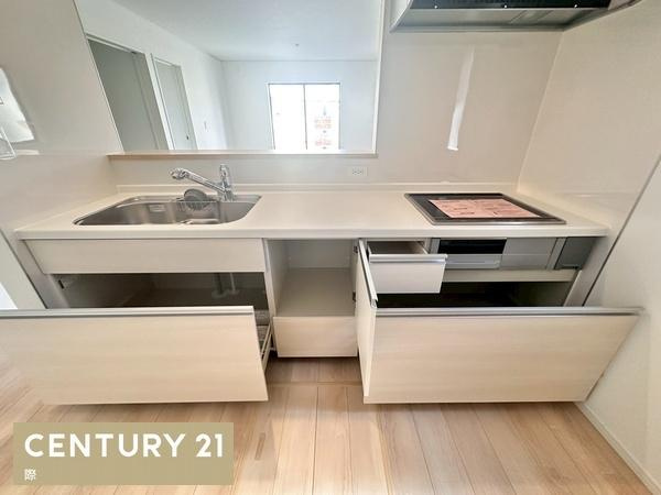 岩出市新田広芝第3-3号棟　新築戸建のキッチン