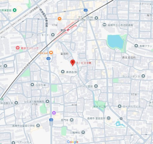 ラ・ビスタ暁の地図