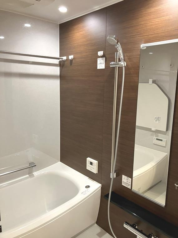 プラウドシティ武蔵浦和ステーションアリーナの浴室|ゆったり過ごせるお風呂です