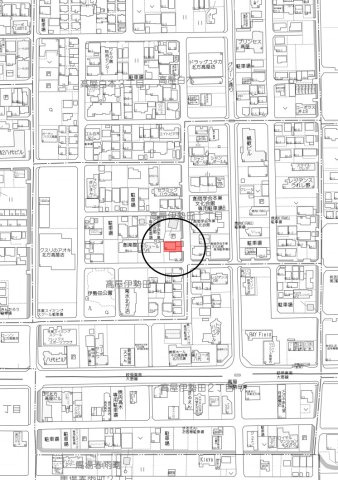 土地　高屋伊勢田1丁目の地図