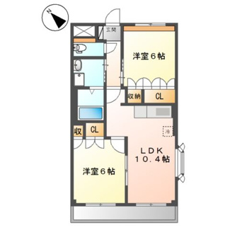 【間取り】 | コーポ花の樹