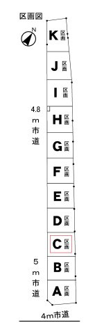 入間市上藤沢・全11区画　建築条件付土地　C区画　～閑静な住宅地～の区画図|全11区画の分譲地　是非直接ご覧になってみませんか？