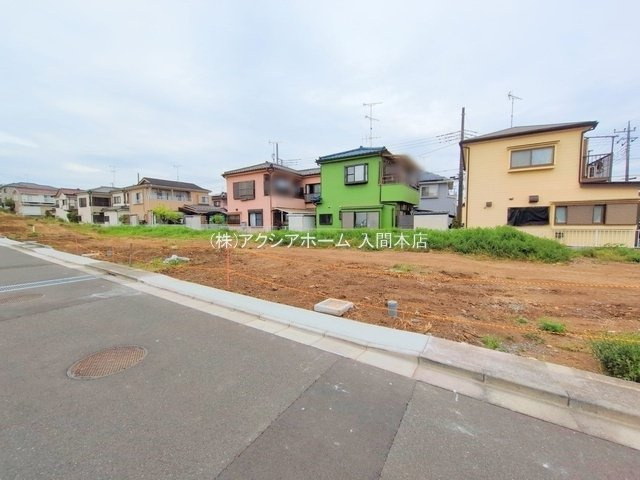 入間市上藤沢・全11区画　建築条件付土地　C区画　～閑静な住宅地～の前面道路含む現地写真|2025年4月28日撮影