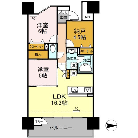 プレミスト盛岡駅前ＧＡＴＥ‐ＴＯＷＥＲの間取り