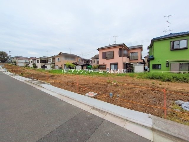 入間市上藤沢・全11区画　建築条件付土地　D区画　～閑静な住宅地～の前面道路含む現地写真|2025年4月28日撮影