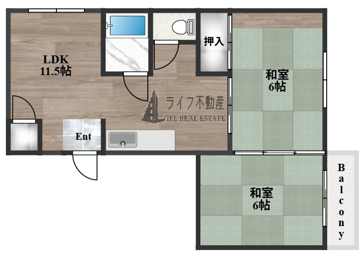 セントラルパークビルの間取り