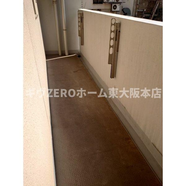 エステムプラザ大阪セントラルシティのバルコニー