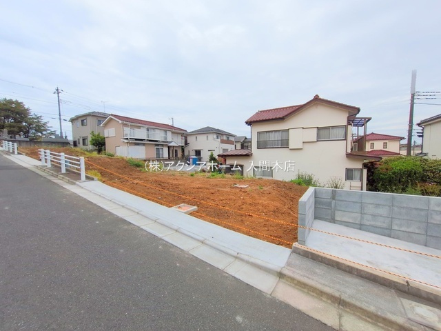 入間市上藤沢・全11区画　建築条件付土地　I区画　～閑静な住宅地～の前面道路含む現地写真|2025年4月28日撮影