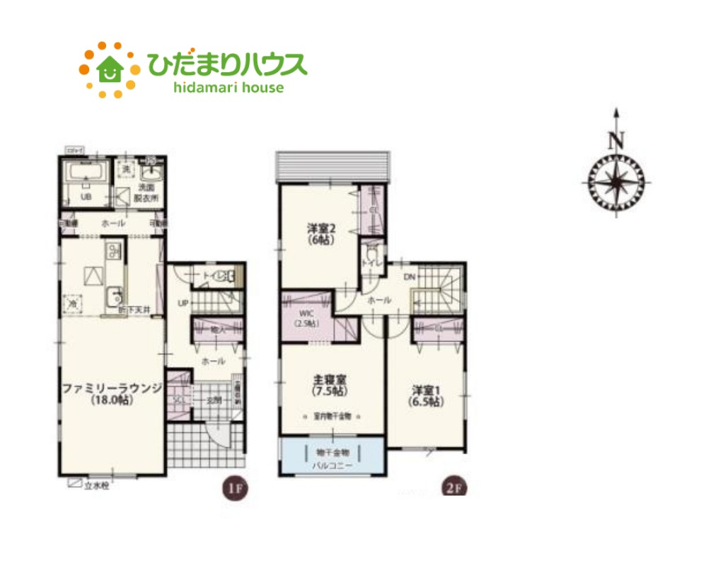 熊谷市上之　第8期　新築一戸建て　ワイウッドコート　04の間取り