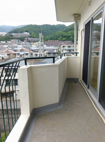 岡本センチュリーマンションのバルコニー