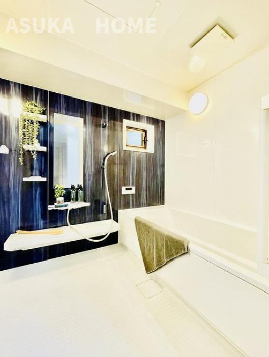 ピュアハイツ南万騎が原の浴室|日々の疲れを癒すお風呂付です