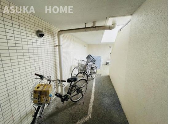 ピュアハイツ南万騎が原の駐輪場|駐輪場です