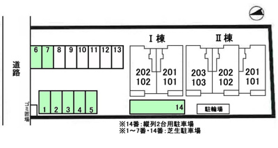 【区画図】 | グリーン・コートⅠ