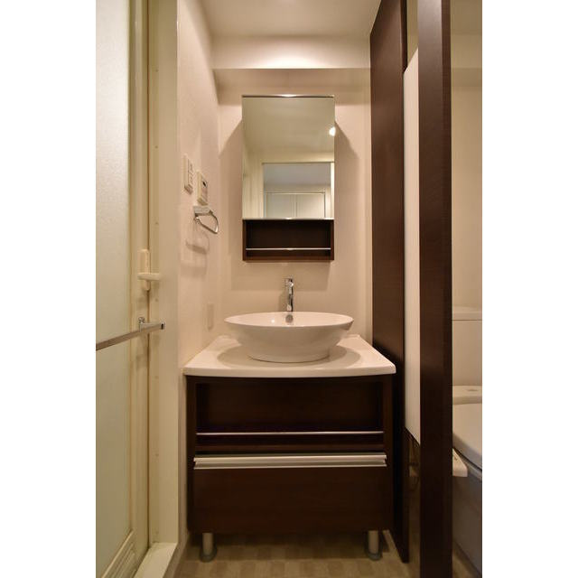 南堀江プライマリーワンの洗面所