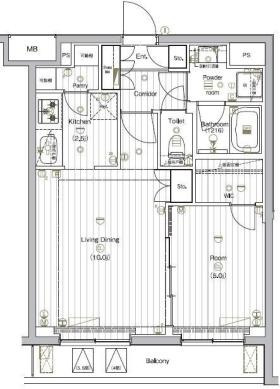 【間取り】 | THE PREMIUM CUBE G 大崎 | 間取り図