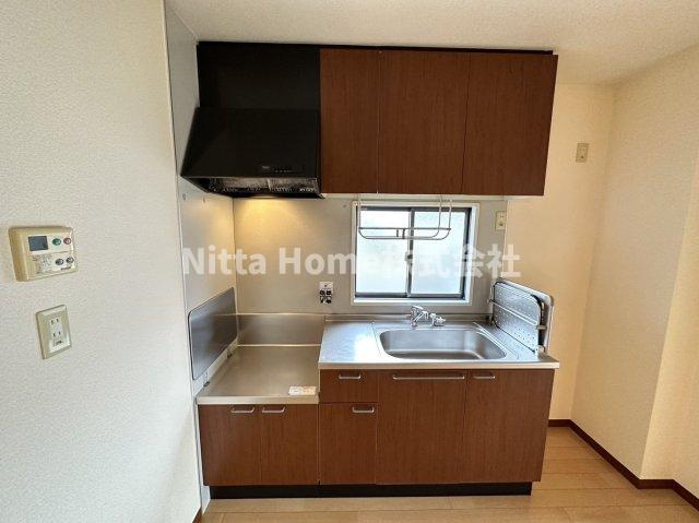 ディアコートＥのキッチン|ガスコンロ設置可能です◆