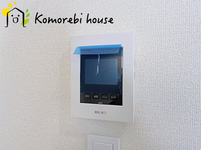 北本市本宿6丁目　3期　新築一戸建て　ブルーミングガーデン　01の防犯設備|モニター付インターホンです