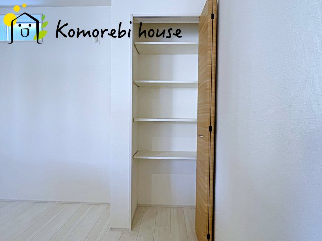 北本市本宿6丁目　3期　新築一戸建て　ブルーミングガーデン　01の収納|収納のためのスペースです