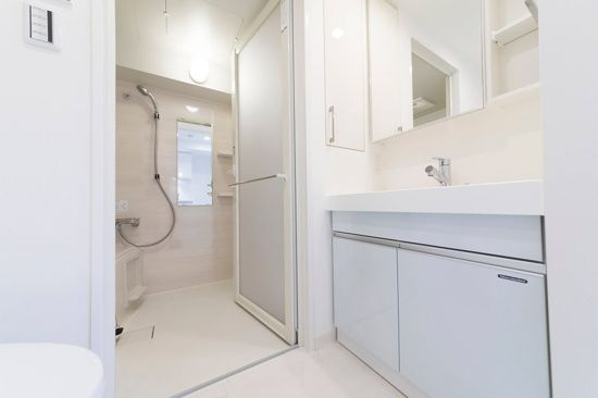 プラウドフラット浅草雷門の独立洗面台