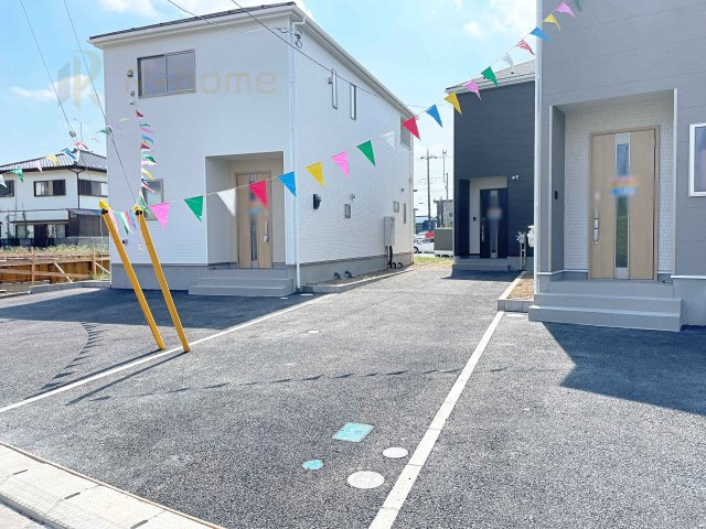 土浦市乙戸南第6　新築戸建て　2号棟の駐車場|カースペースは2台お停めいただけます♪