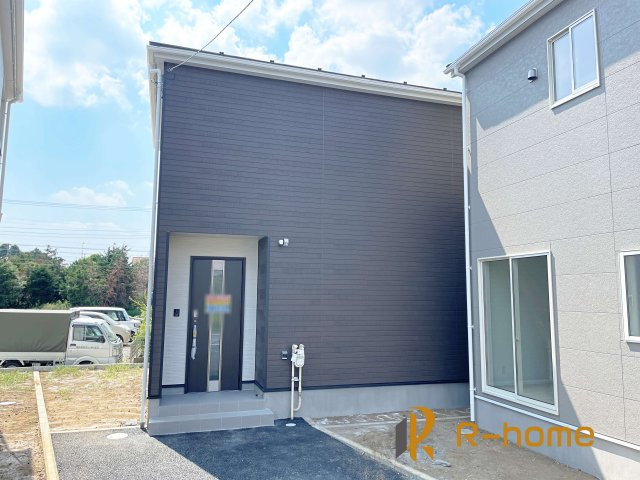 土浦市乙戸南第6　新築戸建て　2号棟の外観|建物完成いたしました！ご予約で『平日』や『夕方』などでもご見学可能です！