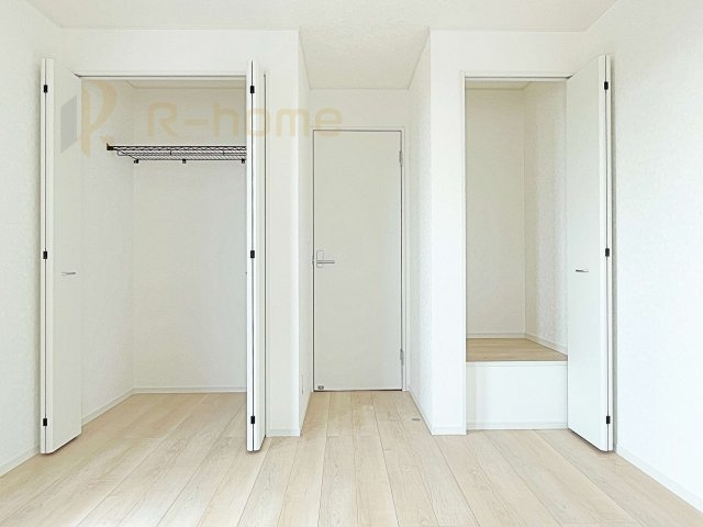 土浦市乙戸南第6　新築戸建て　2号棟の収納|全居室収納スペースを設置！充分な容量で居住空間もスッキリ♪