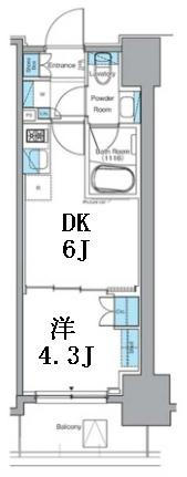 LEFOND PROGRES秋葉原EASTの間取り