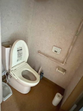 新須賀町３丁目　中古戸建のトイレ|トイレ 限られたスペースを有効に活用した機能的な配置がなされています。毎日の生活に欠かせない場所だからこそ、シンプルで掃除がしやすい設計となっており、常に気持ちよく使用できる空間です。