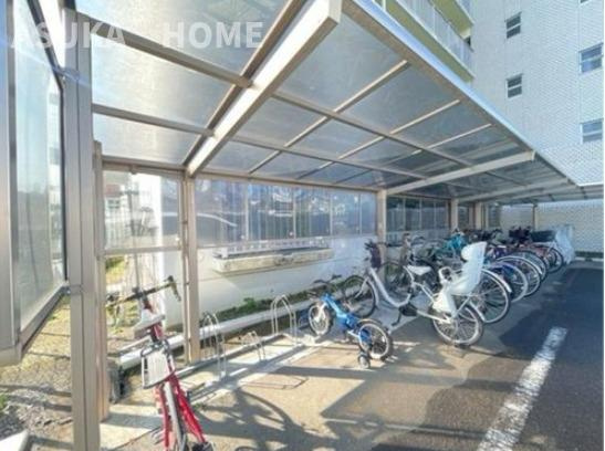 クレール希望ヶ丘の駐輪場|駐輪場です