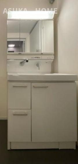 クレール希望ヶ丘の独立洗面台|独立洗面台あり、毎朝おしゃれに忙しい女性の方におすすめです