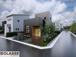 【外観パース】 | 宇治市宇治大谷　売土地　建築条件付き | ・参考プラン価格：2540万（別途外構費210万）
・建物価格は参考価格になります。
（弊社標準建物30坪で計算した価格です）
