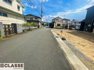 【前面道路含む現地写真】 | 宇治市宇治大谷　売土地　建築条件無し