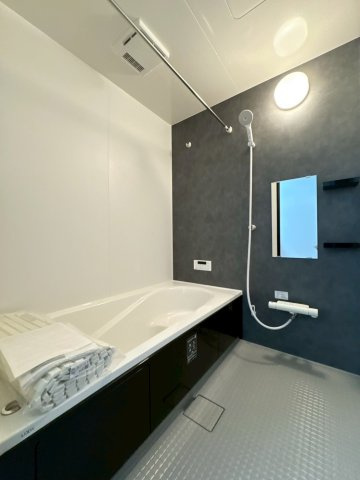 ーBloomーブルームー小倉南区北方３丁目3期　【小倉南区　新築戸建て】の浴室|明るく清潔感のある浴室で、１日の疲れを癒せます　【小倉南区　新築戸建て】