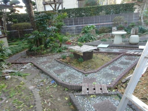 茂原市六ツ野　中古戸建の庭|敷地約445坪　シャッター車庫付き　内装リフォーム済み平成21年6月 ５LDK+ツリーハウス