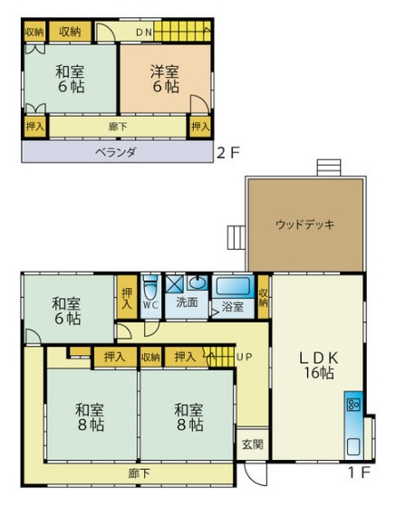 茂原市六ツ野　中古戸建の間取り|図面と現況に相違がある場合、現況を優先致します。