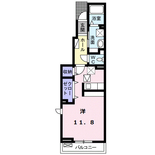 オークスレジデンスⅢの間取り