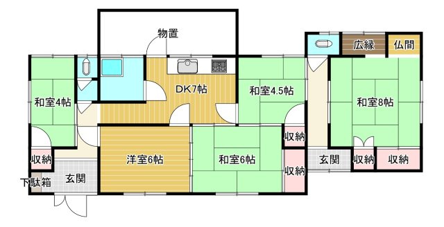 大生院77-1の間取り