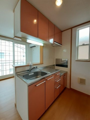 【キッチン】 | ウィッシュⅡ | きれいなキッチンです