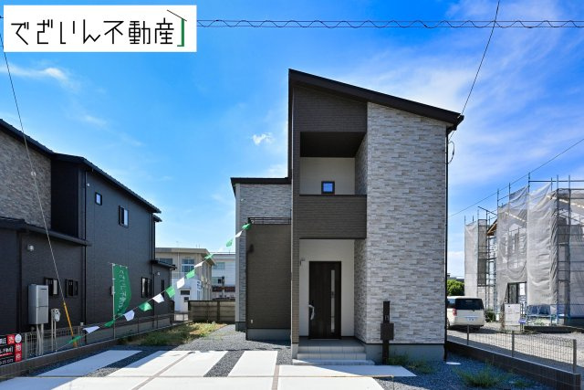 【外観】 | 本庄市小島　新築住宅ー＊Design HOUSE＊ | ≪A号棟≫ 
現地(2025年7月撮影)