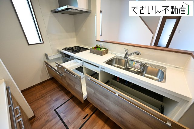 【キッチン】 | 本庄市小島　新築住宅ー＊Design HOUSE＊ | ≪A号棟≫ 
現地(2025年7月撮影)