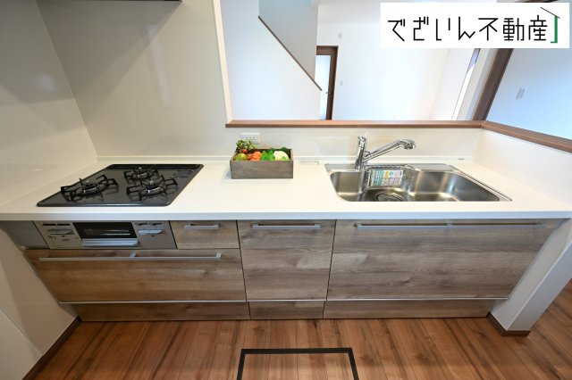 【キッチン】 | 本庄市小島　新築住宅ー＊Design HOUSE＊ | ≪A号棟≫ 
現地(2025年7月撮影)