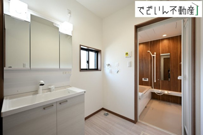 【独立洗面台】 | 本庄市小島　戸建住宅ー＊Design HOUSE＊ | ≪A号棟≫ 
現地(2025年7月撮影)