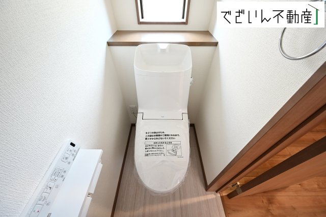【トイレ】 | 本庄市小島　新築住宅ー＊Design HOUSE＊ | ≪A号棟≫ 
現地(2025年7月撮影)