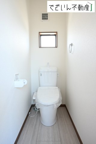【トイレ】 | 本庄市小島　新築住宅ー＊Design HOUSE＊ | ≪A号棟≫ 
現地(2025年7月撮影)