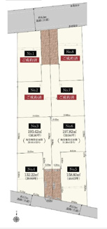 【土地図】 | 新宿区西落合3丁目　建築条件なし売地　№5 13680万円