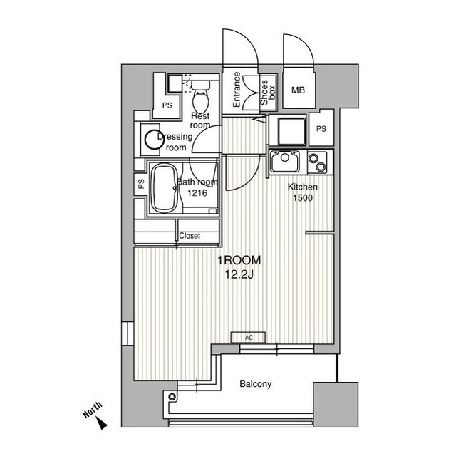 ラクレイス県庁口の間取り