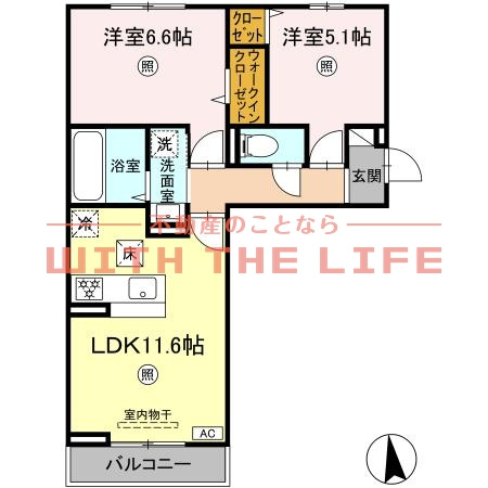 D-ROOＭ菊池【キャッシュバック対象】の間取り