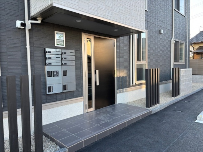 D-ROOＭ菊池【キャッシュバック対象】のエントランス|毎日通るエントランスはこのようになっています